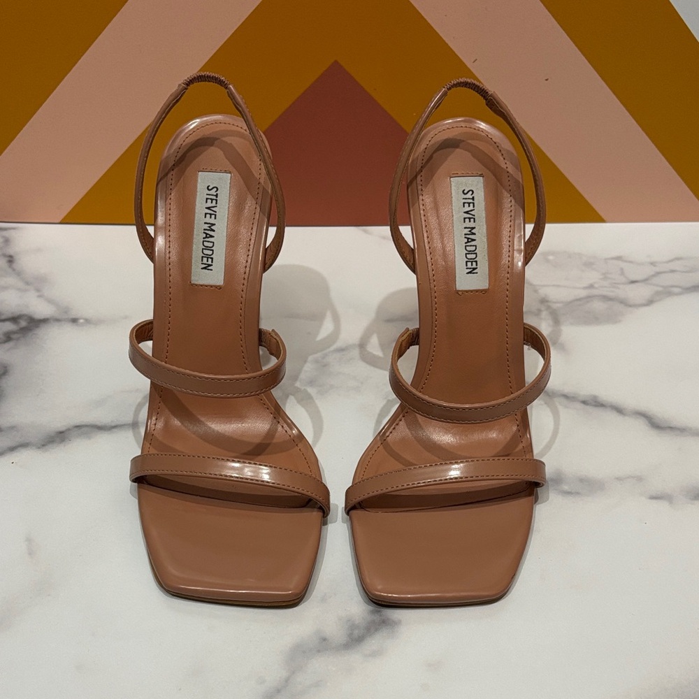Steve Madden Brown Strappy Heels